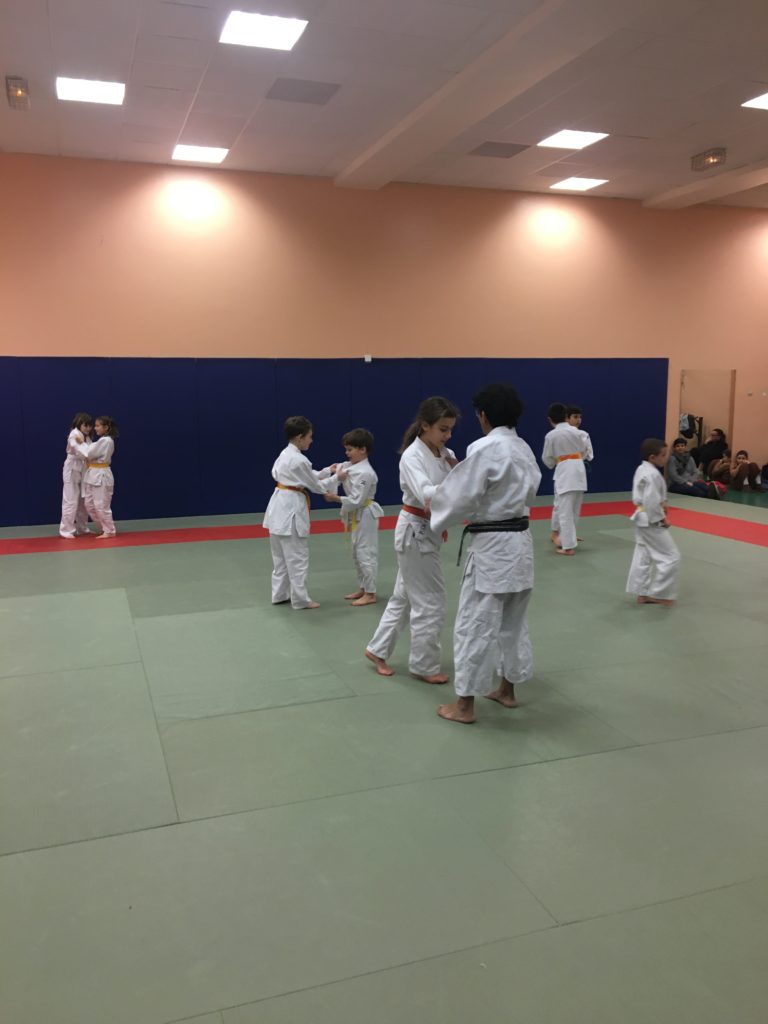 Judo enfant entraînement commun