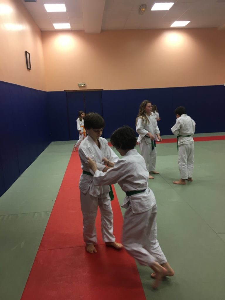 Judo enfant entraînement commun